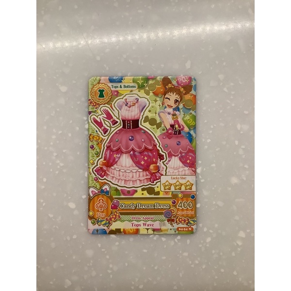 Aikatsu card Candy dream dress original