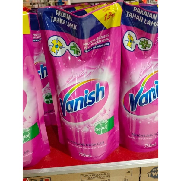 Vanish cair 750 ml penghilang noda PINK dan PUTIH