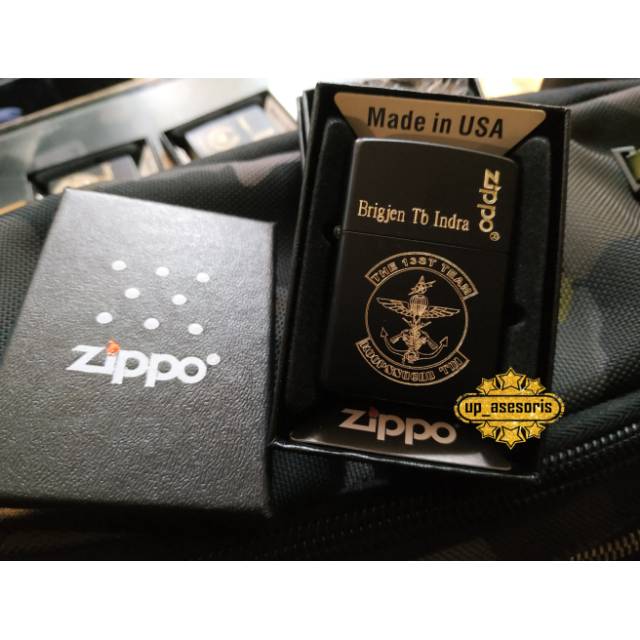 Zippo atau Korek Api Custom Ukir Grafir Logo KOOPSSUGAB