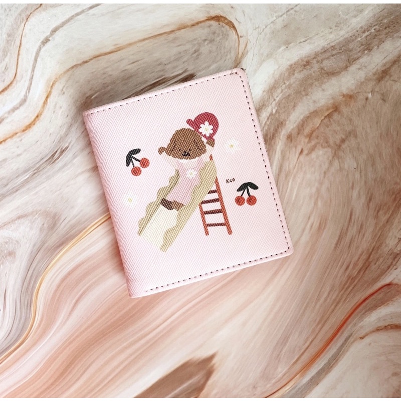 kellys and co card wallet pink
