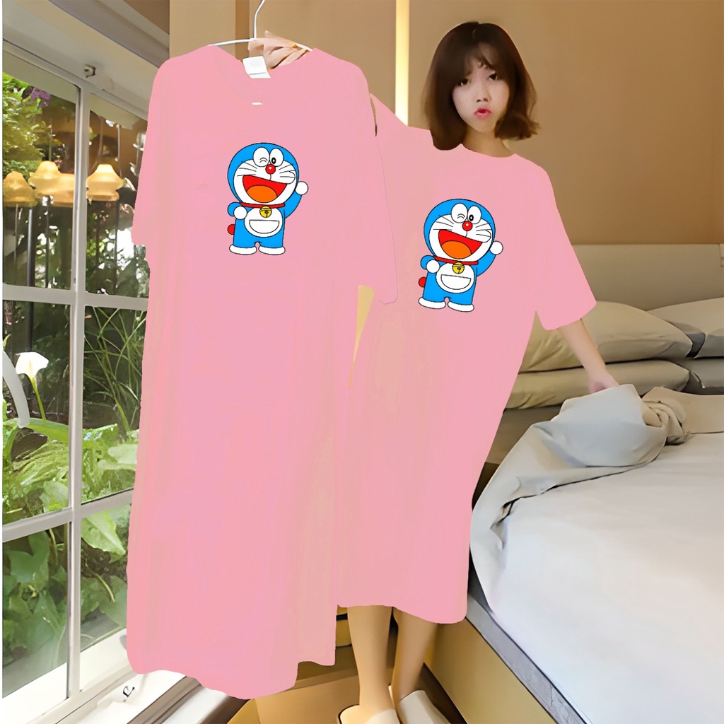 DRESS DORAEMON | DRESS JUMBO DORAEMON | DRESS WANITA