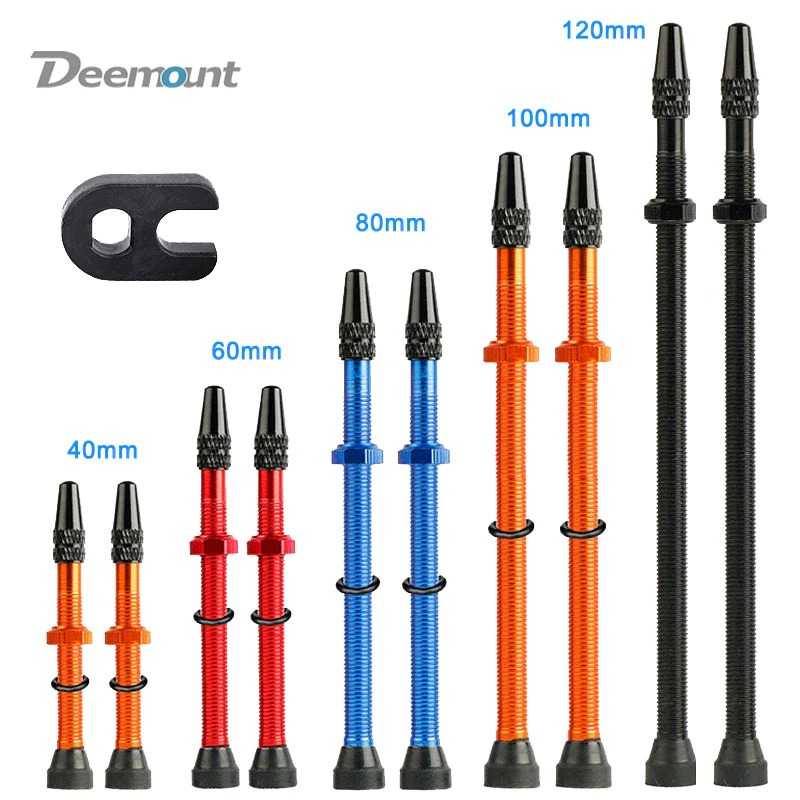 Deemount Pentil Ban Sepeda Presta Valve Cap Tubeless Bike Tire - VV40