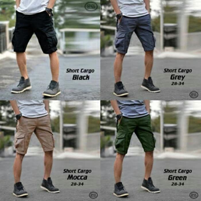 CELANA PENDEK CARGO PDL Tactical / KEMPOL / CELANA GUNUNG PENDEK - Hitam, 27
