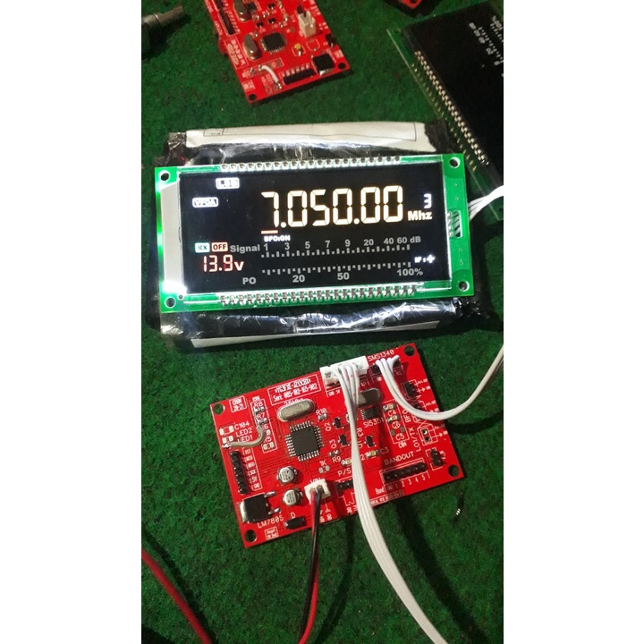 dds hf allband ssb , am radio versi lcd 1340