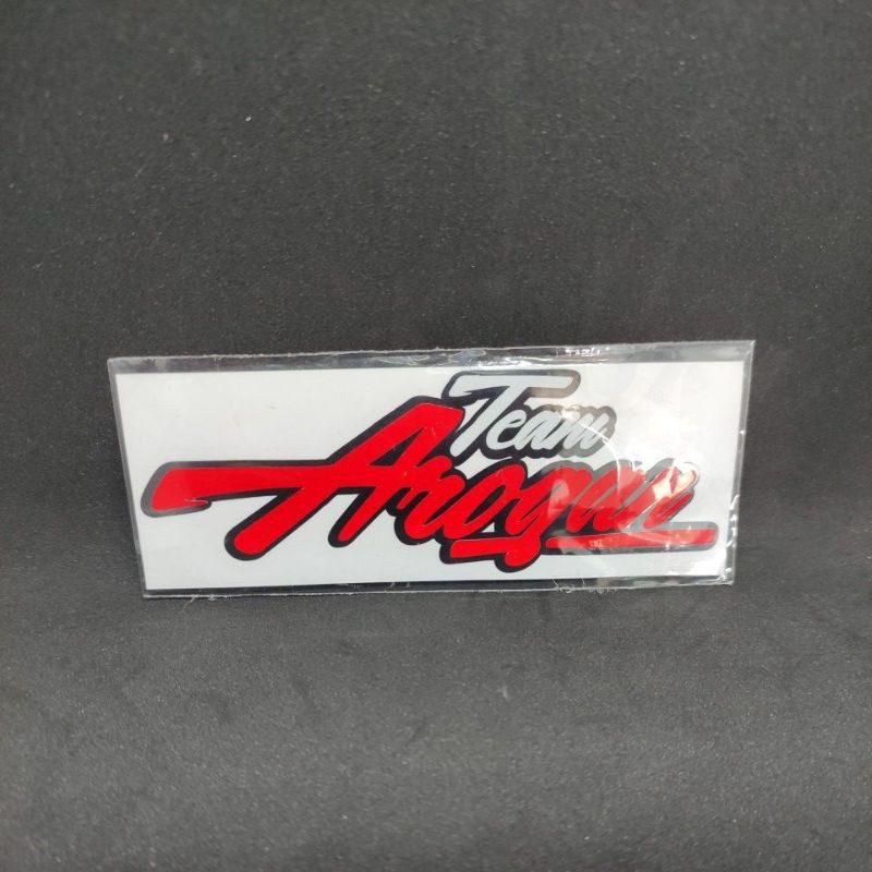 Sticker Cutting Team Arogan 12x4,5 murah (A4)