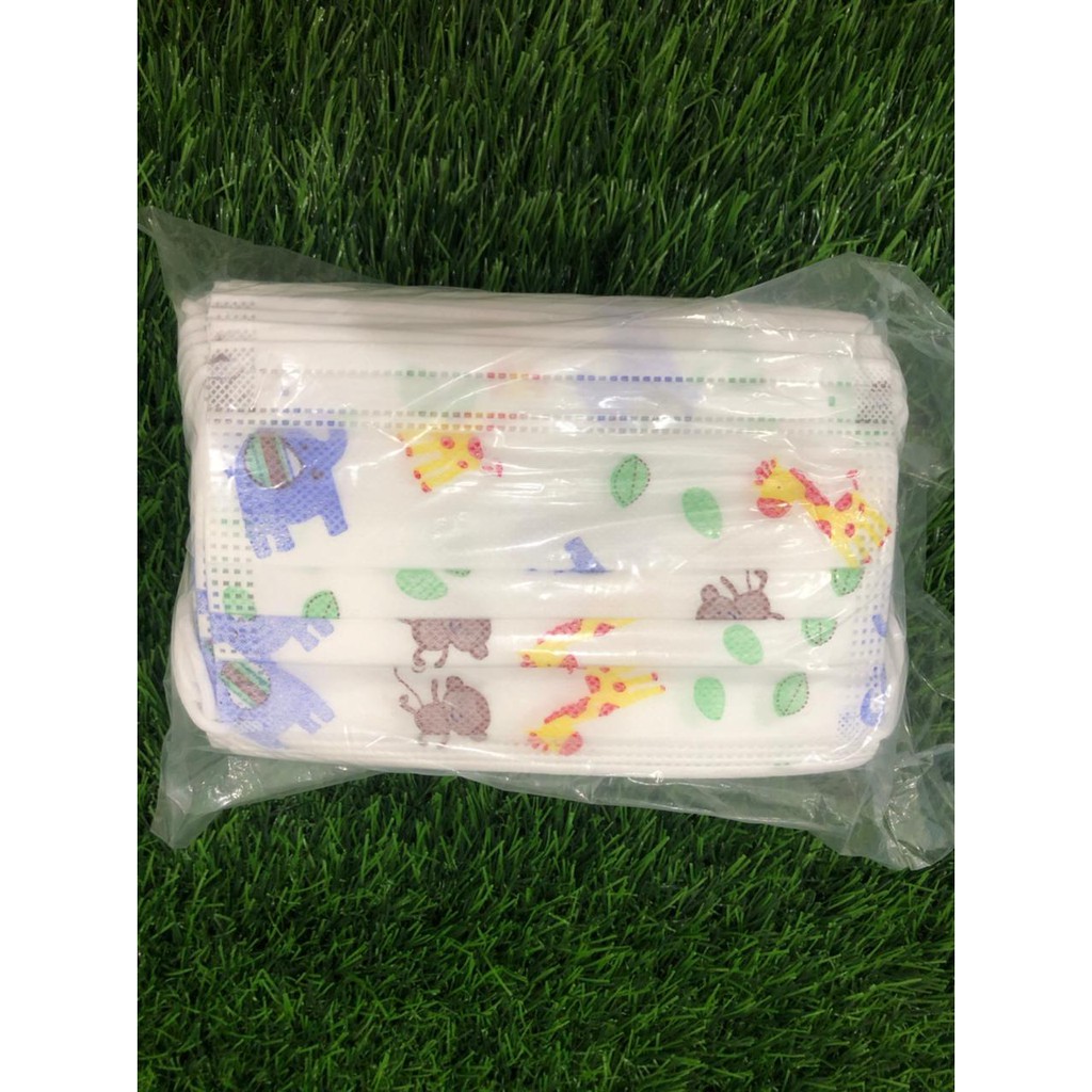 MASKER ANAK 3PLY/MASKER 3 PLY KARAKTER MOTIF DINO STRAWBERRY / DUCKBILL ANAK KARAKTER