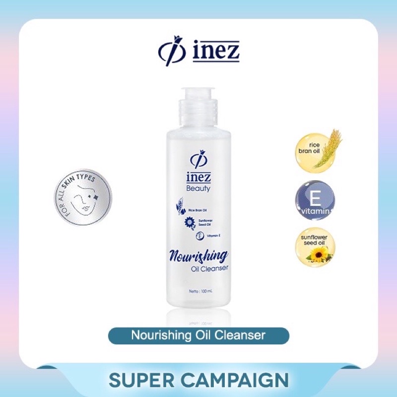 Inez Nourishing Oil Cleanser Easily Removes Waterproof Makeup