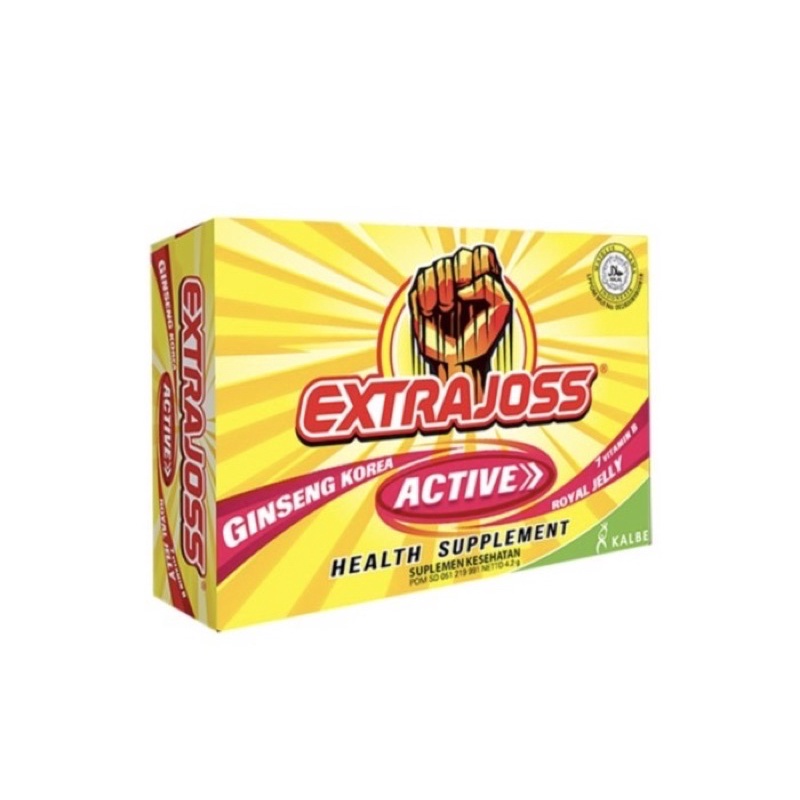 

Extrajoss active box 12 sachet ( minuman energy drink stamina )