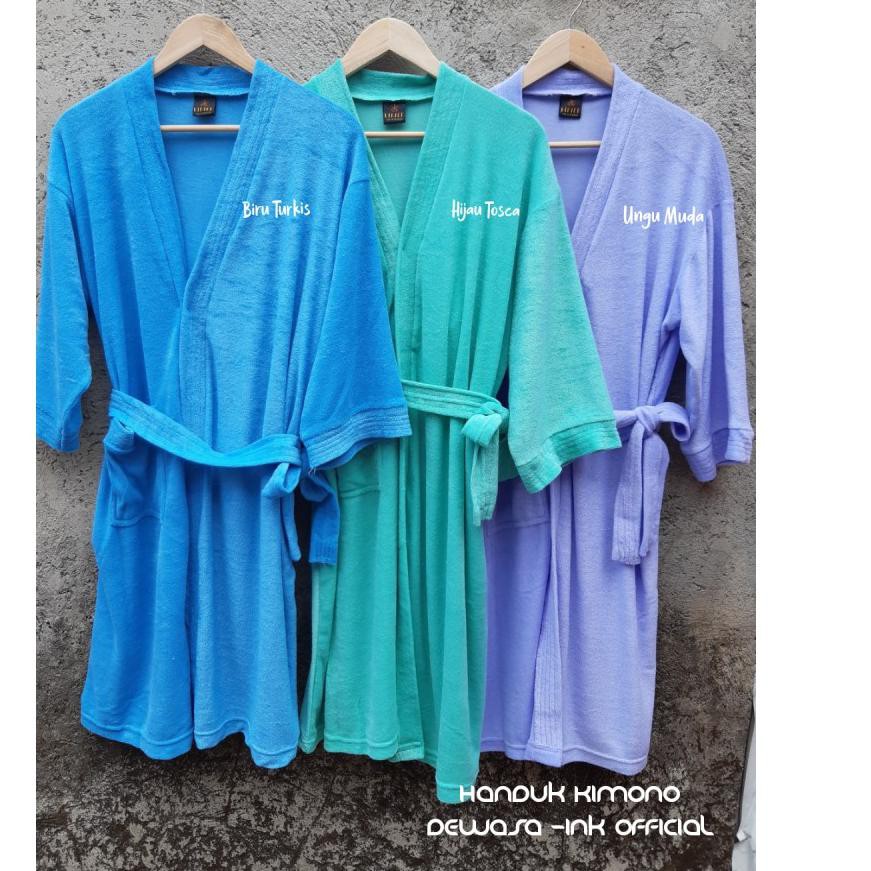 Paket Hemat HANDUK KIMONO POLOS DEWASA/JUMBO ❞