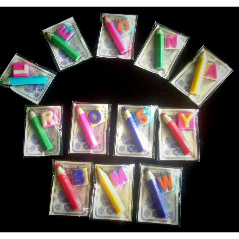 

Cokelat Pencil & Abjad, Abjad bisa Reques