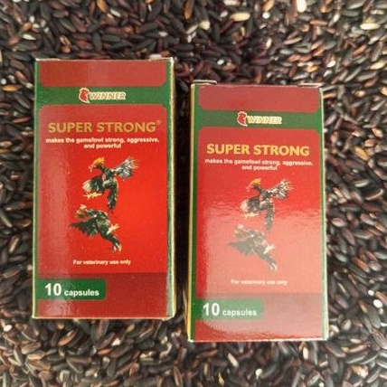 Super Strong 10 kapsule - Obat Ayam Aduan