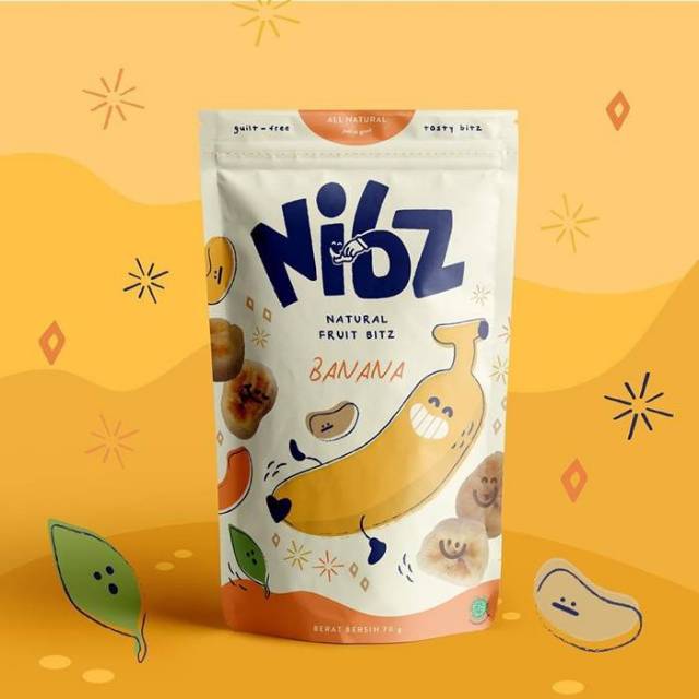 

Cemilan Instan NIBZ Fruit Bitz Banana