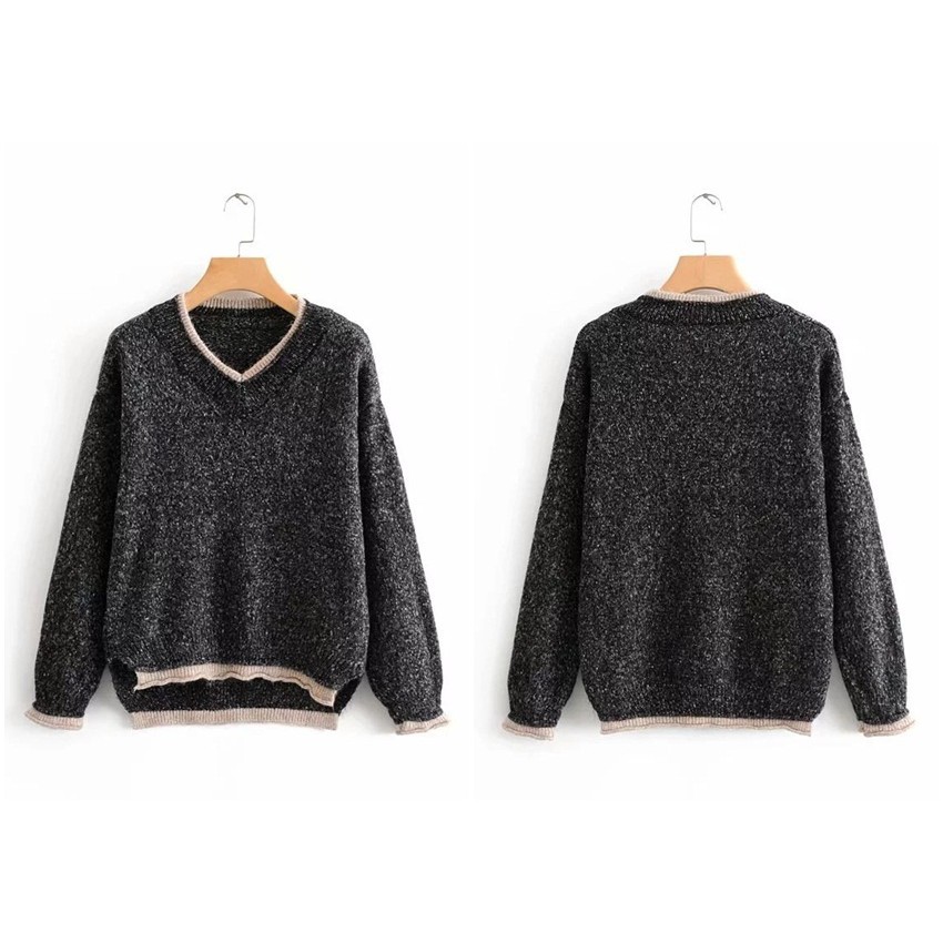 [baju wanita korea]  Baju Atasan Outer Knit Sweater Rajut Wanita Korea Import