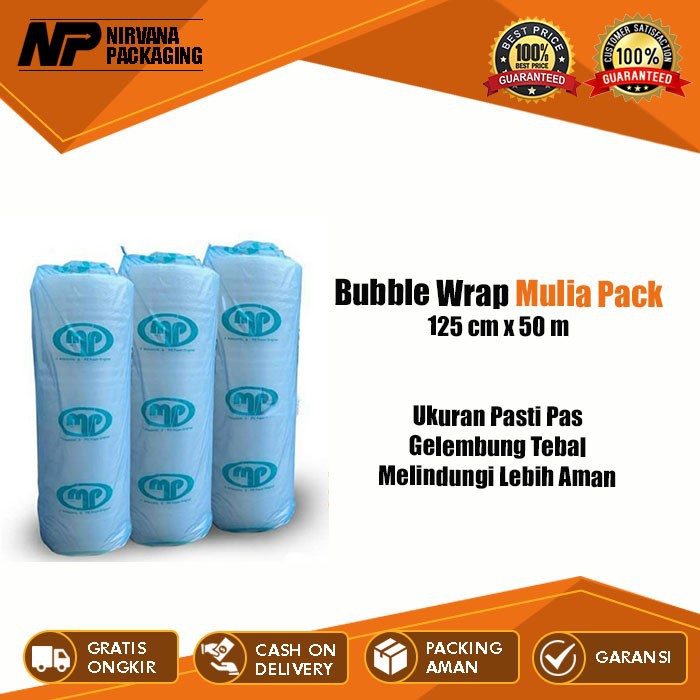 

GOJEK/GRAB TERMURAH! BUBBLE WRAP ROLL - BUBLE WRAP 125CM X 50M PUTIH