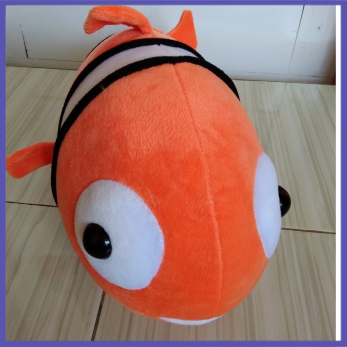 ✔ COD ✔ BONEKA IKAN NEMO BESAR JUMBO KARAKTER BINATANG MAINAN KADO - Orange