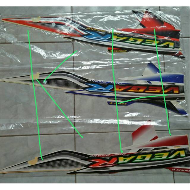 Striping vega r 2005