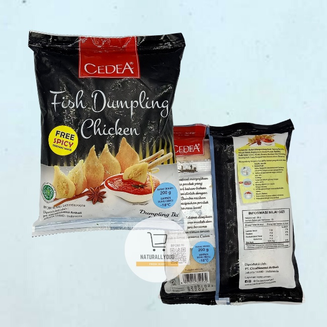 Cedea Chicken Dumpling 200gram Free Spicy Sauce