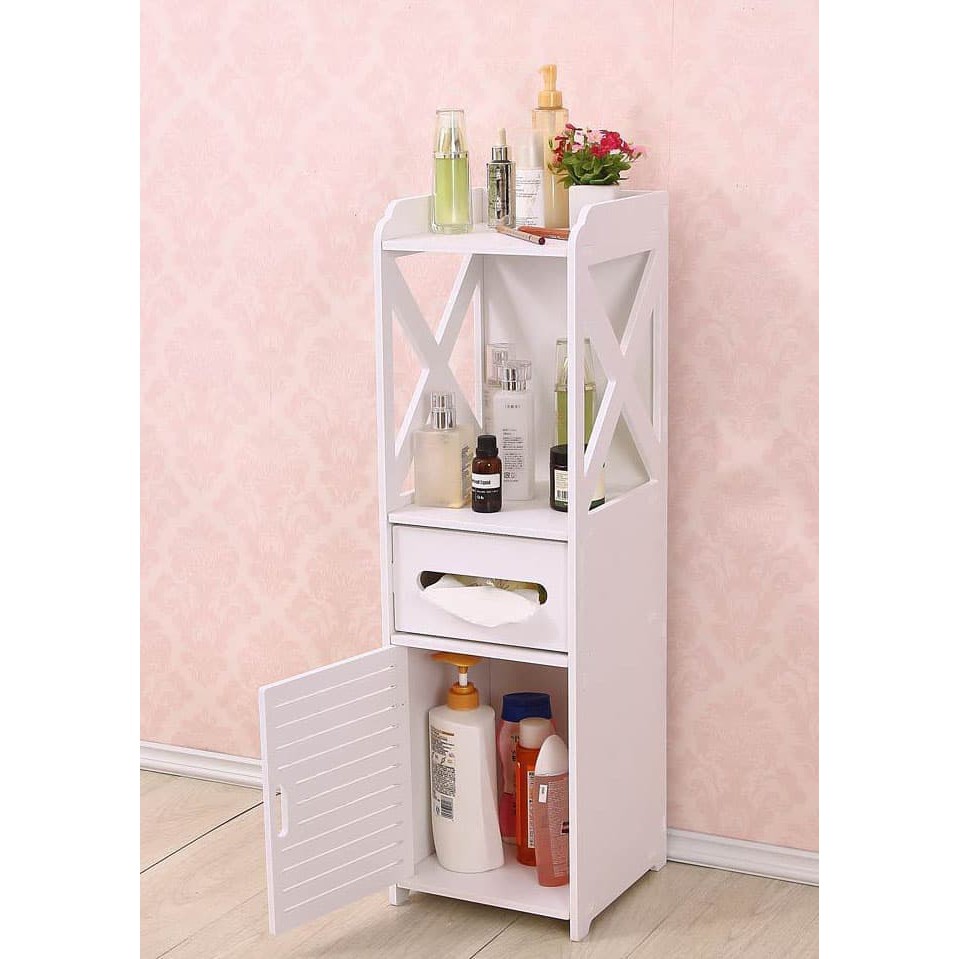 Rak Kamar Mandi Rak Serbaguna Tempat Penyimpanan Perlengkapan Rumah Alat Kamar Mandi Scandinavian
