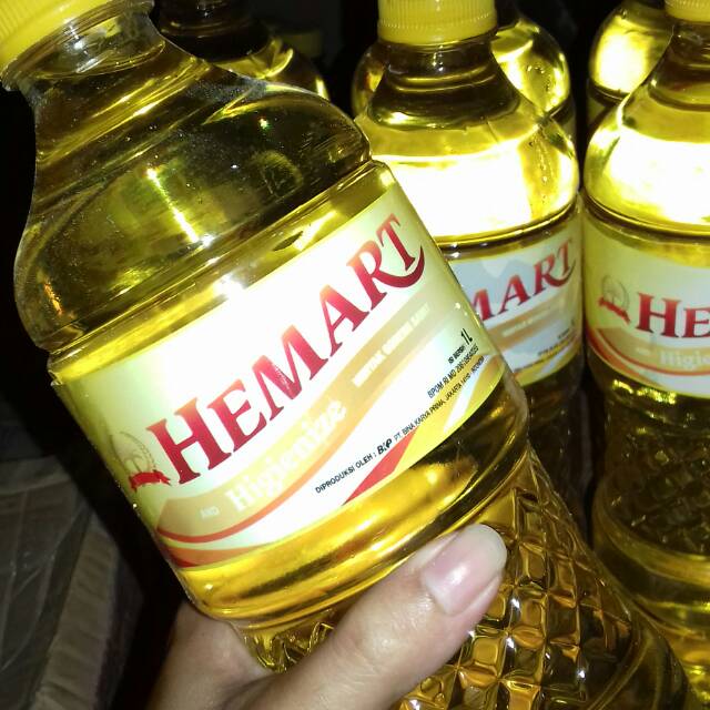 Minyak Goreng Hemart Botol 1 Liter Satuan Indonesia