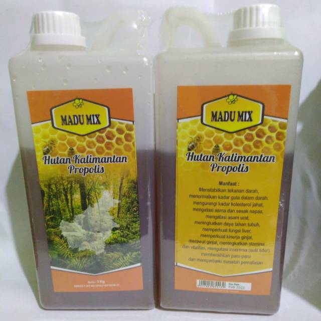 

Madu Mix Hutan Kalimantan Propolis 1kg