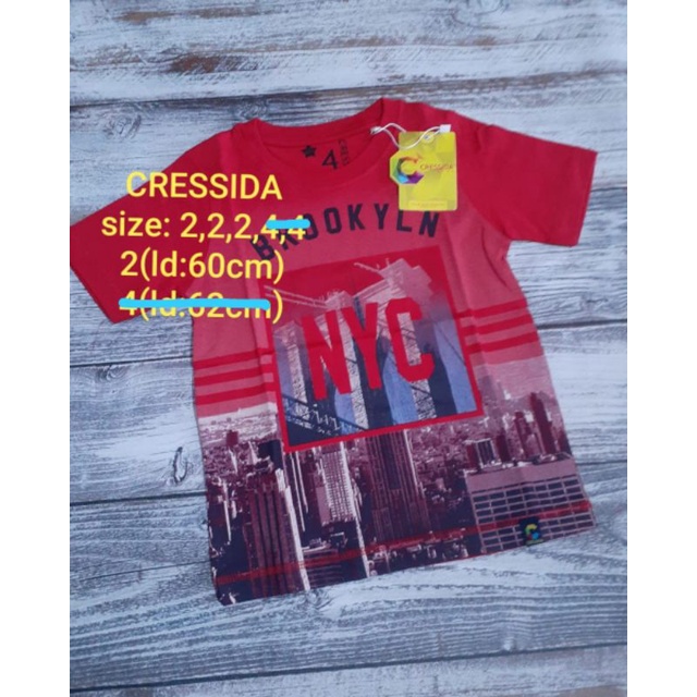 kaos anak cressida