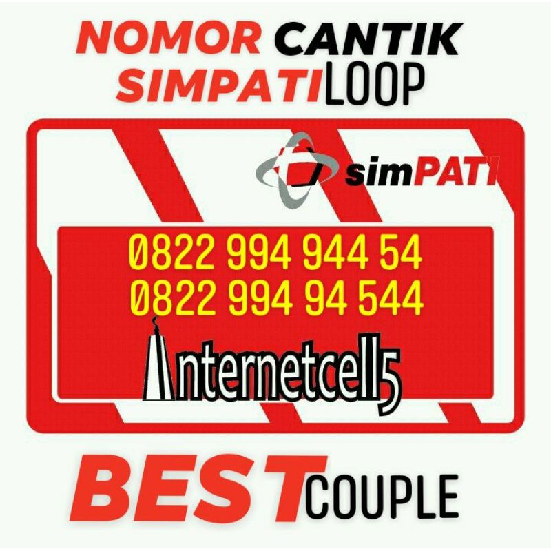 NOMOR CANTIK SIMPATI LOOP COUPLE