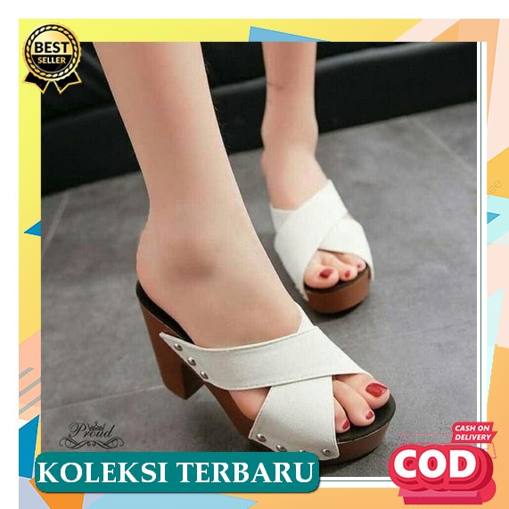 Sandal Haihils Wanita Terbaru 2022 Sendal Haihil Kekinian Import Hak Tinggi Termurah Hils Remaja Hee