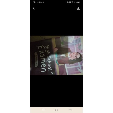 novel high school examen