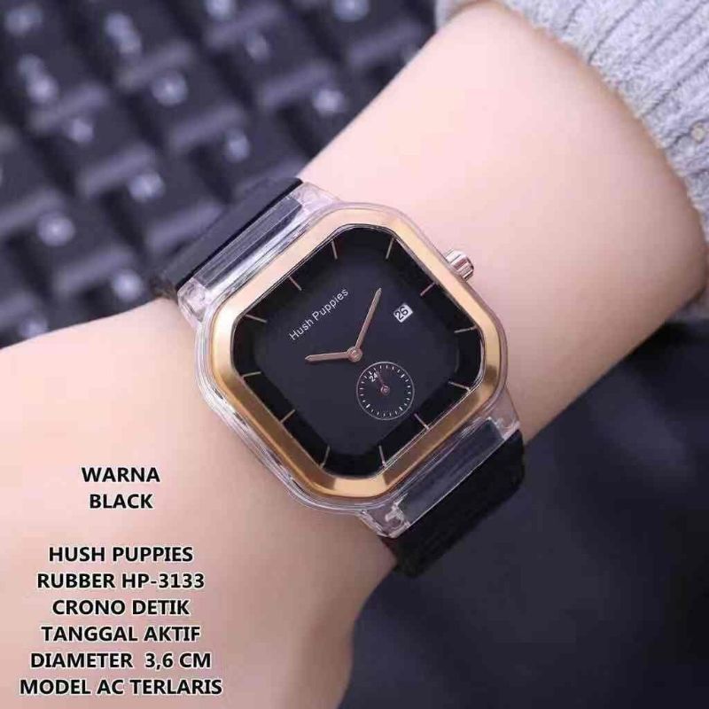 JAM TANGAN HUSH PUPIES WANITA FREE BATRAI CADANGAN MODEL ANALOG