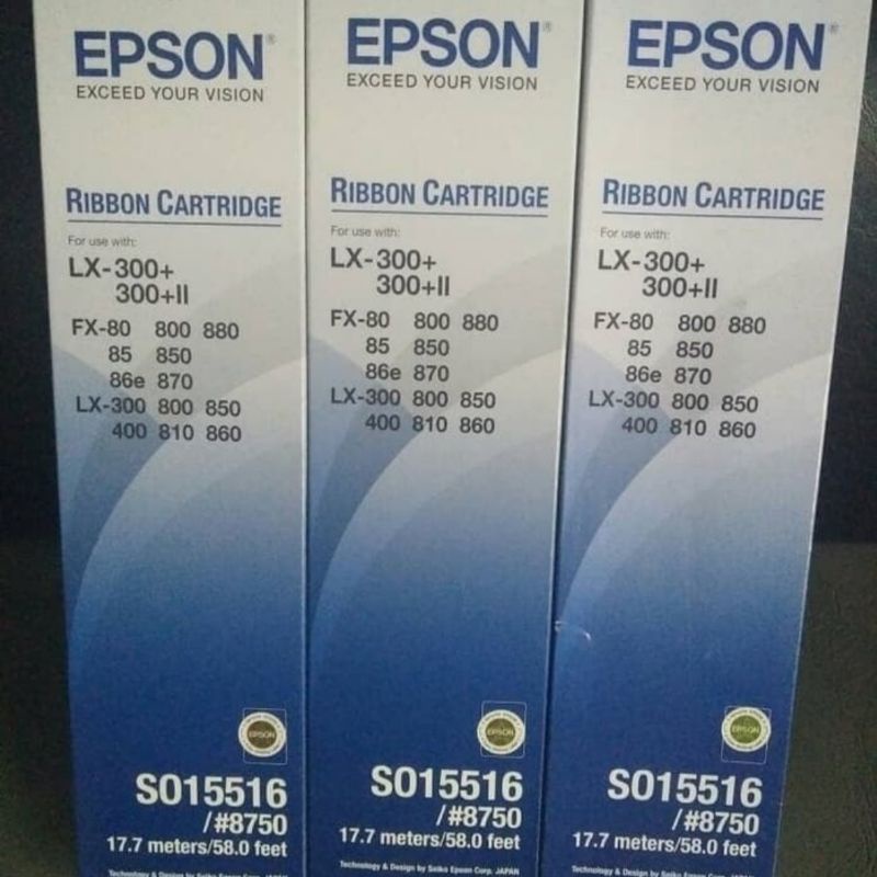 PITA RIBBON EPSON LX-300 + rumah catrigedLX300+LX300+II LX300 LX800 LX850 LX400 LX810 LX860 FX-80 FX-800 FX-880 FX-85 FX-850 FX-86e FX-870