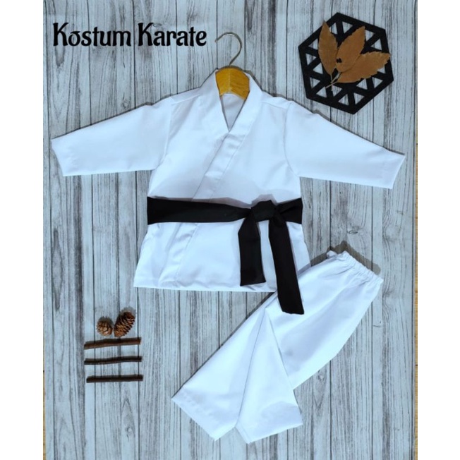 KOSTUM KARATE/BAJU KARATE ANAK MURAH/SERAGAM KARATE ANAK BAYI