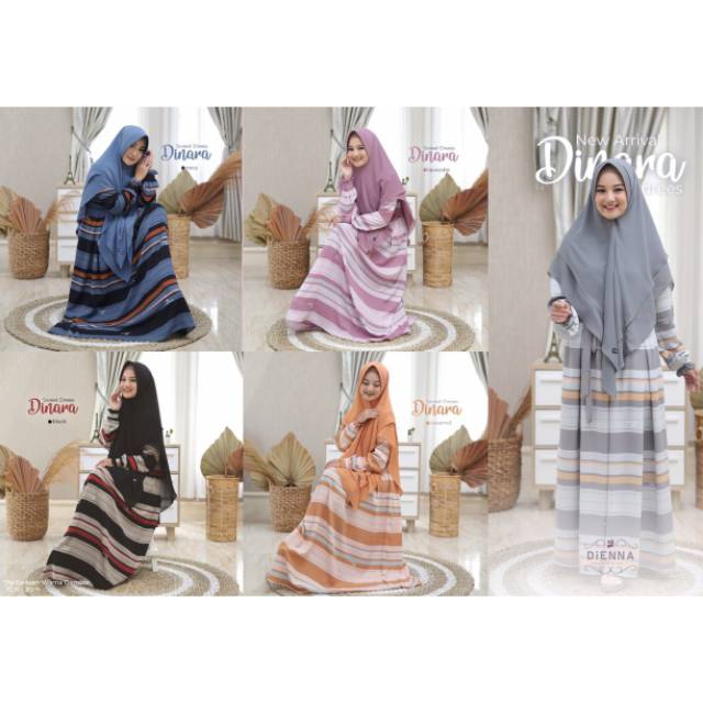 Ori dienna dinara gamis set syari