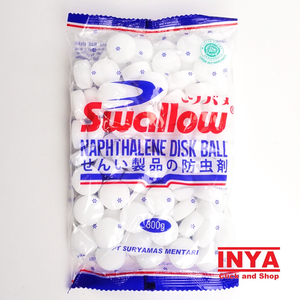 SWALLOW NAPHTHALENE DISK BALL 300gr - Kamper Anti Serangga