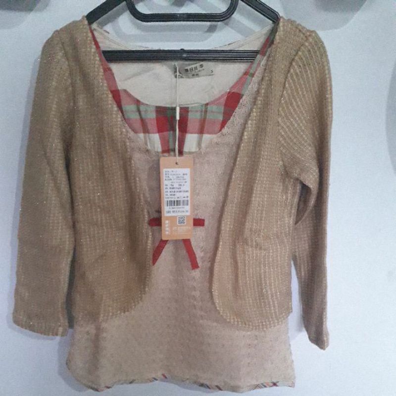 baju korea masih baru ada tag