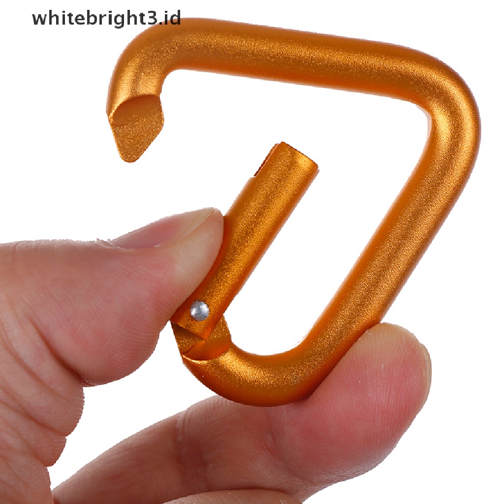 (whitebright3.id) 1pc Carabiner Bentuk Segitiga Untuk Camping / Hiking