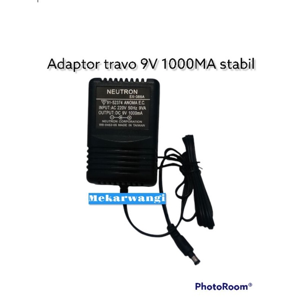 adaptor travo 9V 1000ma stabil neutron/adaptor cctv lampu LED dan timbangan