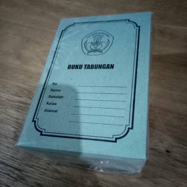 

Buku tabungan isi 100 pcs