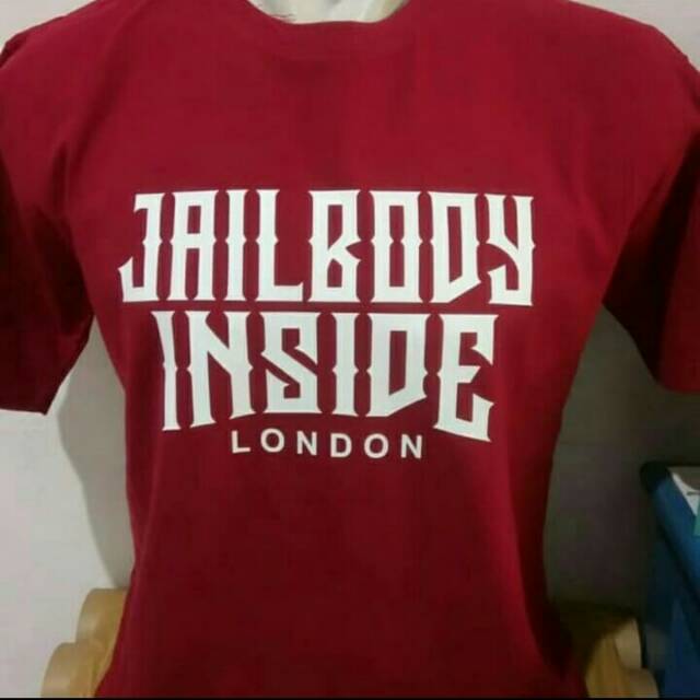 Tshirt kaos JAIL BODY INSIDE terlaris