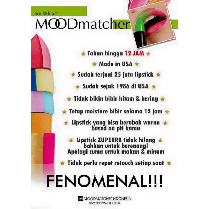 MOODMATCHER LIPSTIK ORIGINAL ORANGE