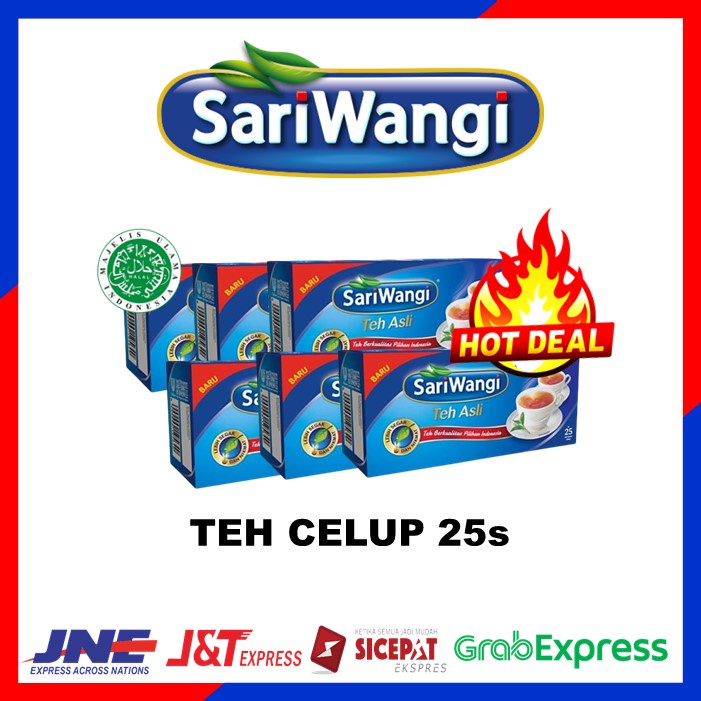 

TEH SARIWANGI CELUP (2 KOTAK)