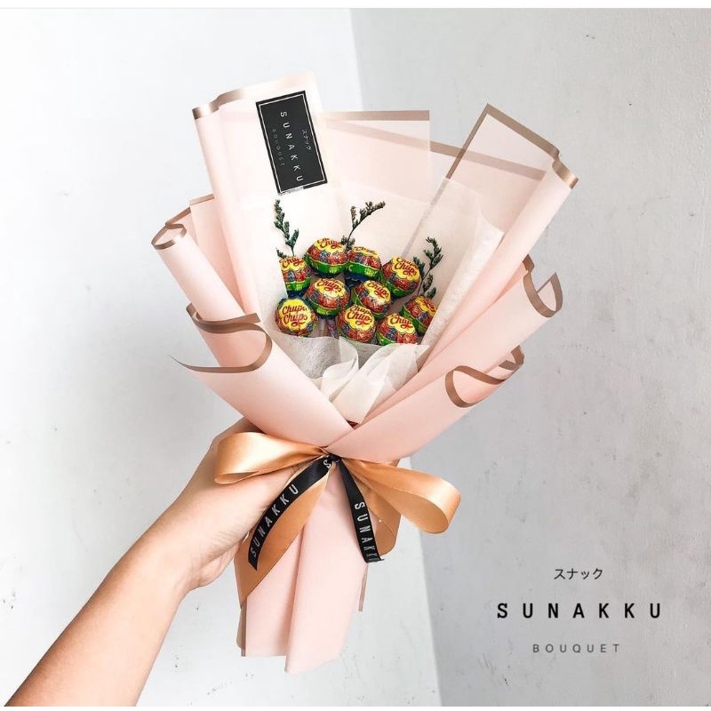 Chupa chups Bouquet | Candy Permen Graduation Doll Hampers Hadiah Kado Wisuda Birthday bunga flowers