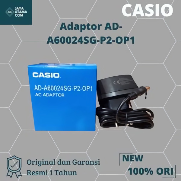 Adaptor Kalkulator Casio - Adaptor Casio Calculator AD-A60024SG-P2-OP1