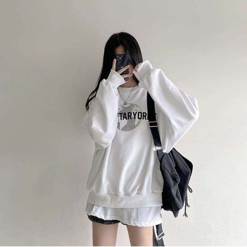 Planetary Orbit Sweater Unisex Oversize Terlaris