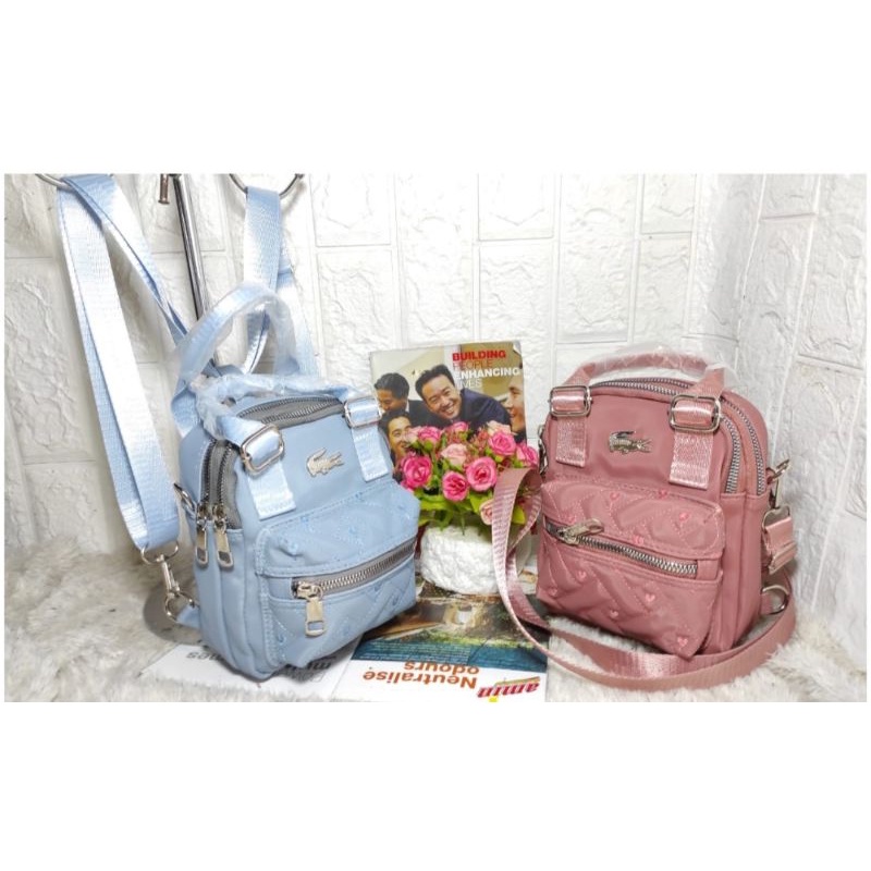 COD Ransel Mini 3in1 Jinjing Kantong Daplok Terlaris