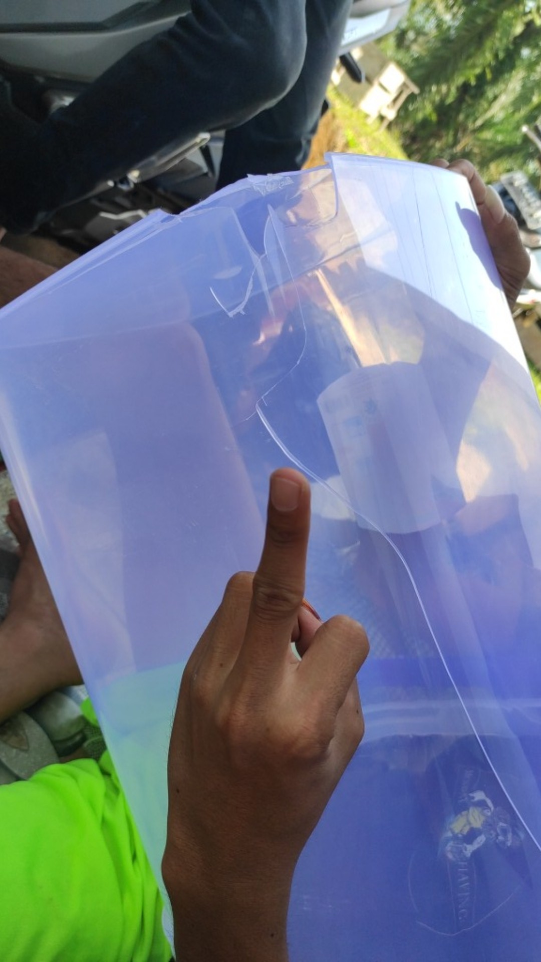 Aquarium Es Buah / Es Kelapa 30 Liter+ Gayung Green Life. Best Seller Product !!!