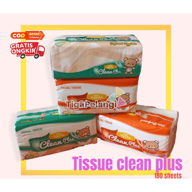 Tissue clean plus 180 sheets