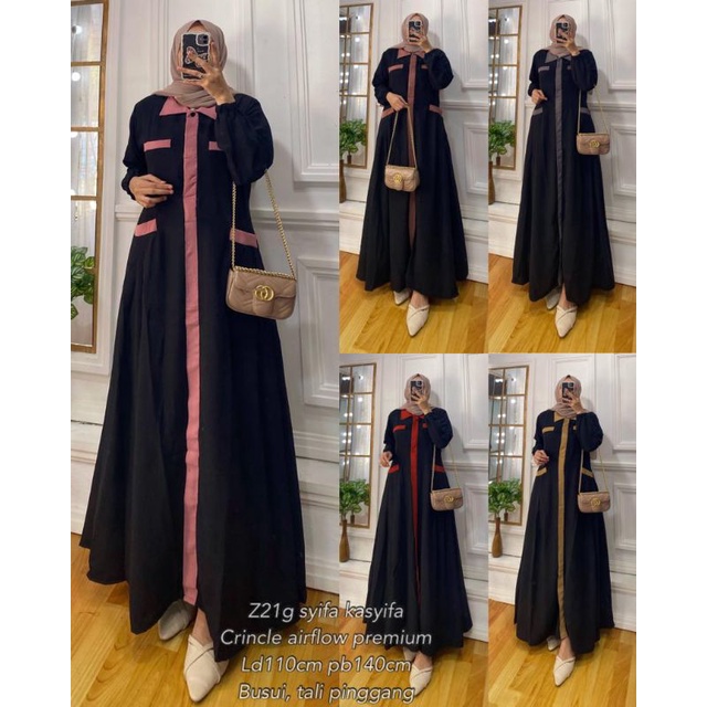 Gamis Syifa Kasyifa Crincle 070