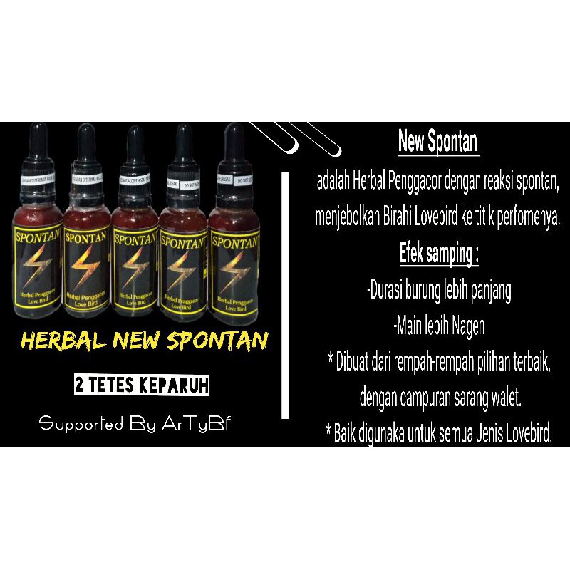 SPONTAN PENGGACOR LOVEBIRD 20ml