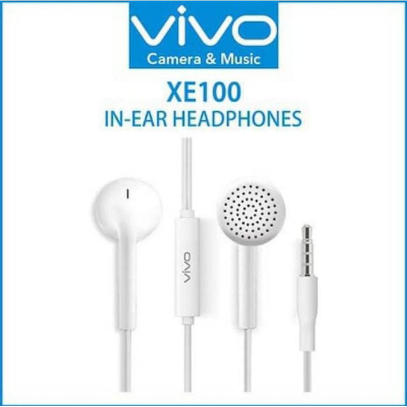 Headset Vivo  Original XE 100  XE 680 In Ear Headphones