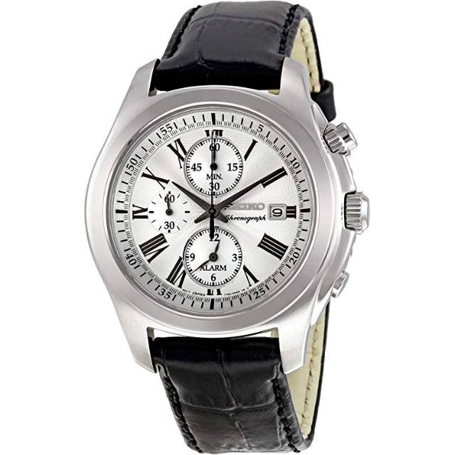Jam Tangan Pria SEIKO SNAE29 Alarm Chronograph Watch Original SNAE29P2